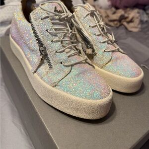 Giuseppe Zanotti White Low-Top Sneakers